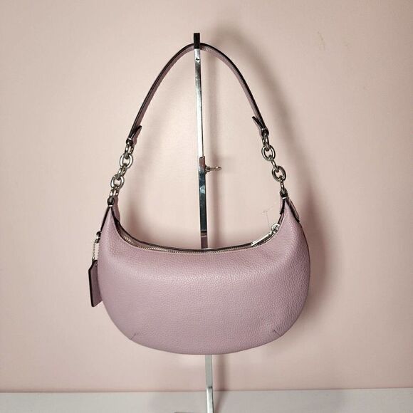 NWT Coach Payton Hobo In Signature Canvas CE619 Ice Purple - Picture 4 of 6
